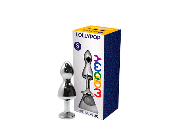 Анальная пробка Lollypop Double Ball White S 21070AL