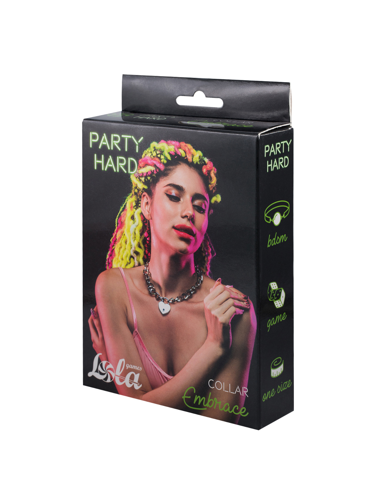 Ошейник Party Hard Embrace Silver 1093-01lola