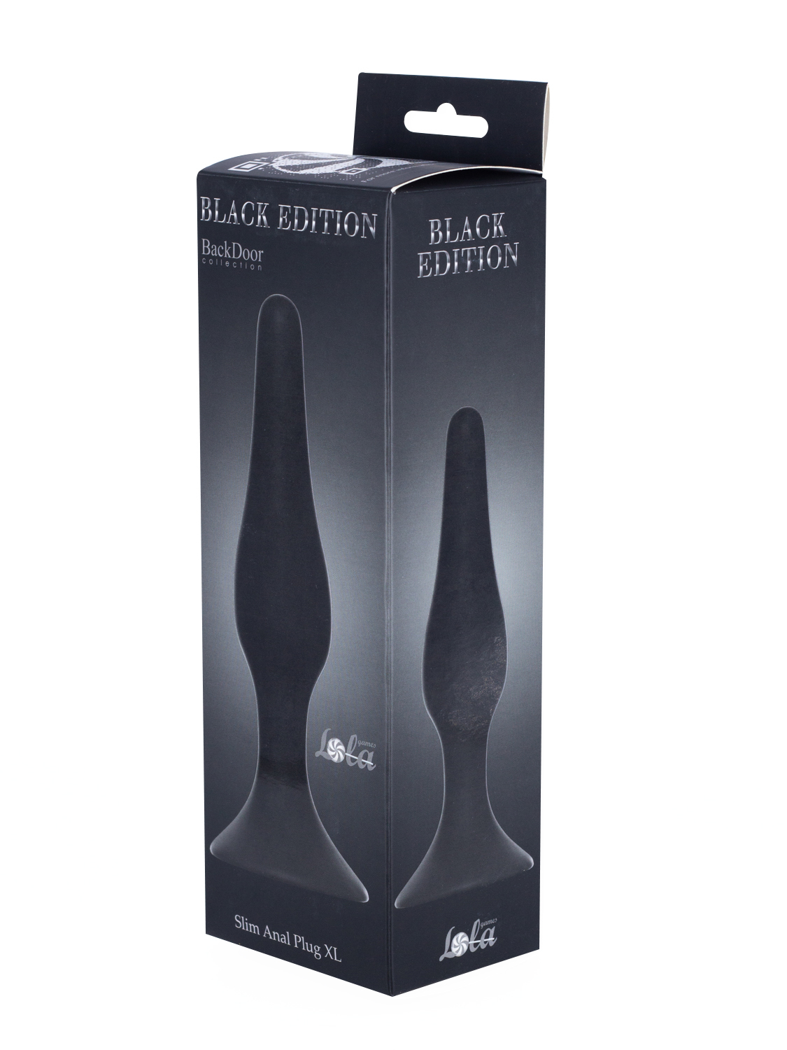 Анальная пробка Slim Anal Plug XL Black 4204-01Lola