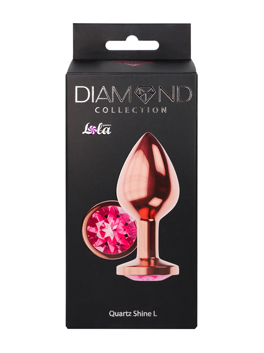 Анальная Пробка Diamond Quartz Shine L Розовое Золото 4023-02lola
