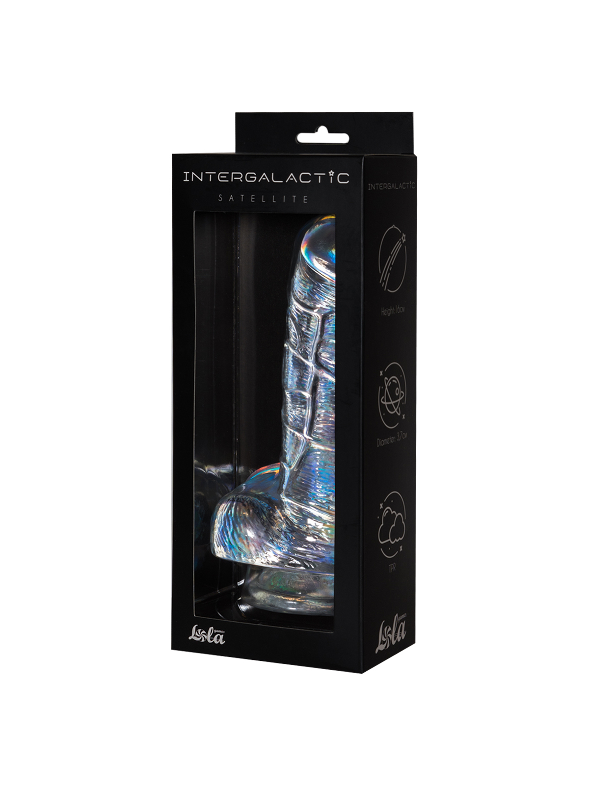 Прозрачный дилдо Intergalactic Satellite 7080-03lola