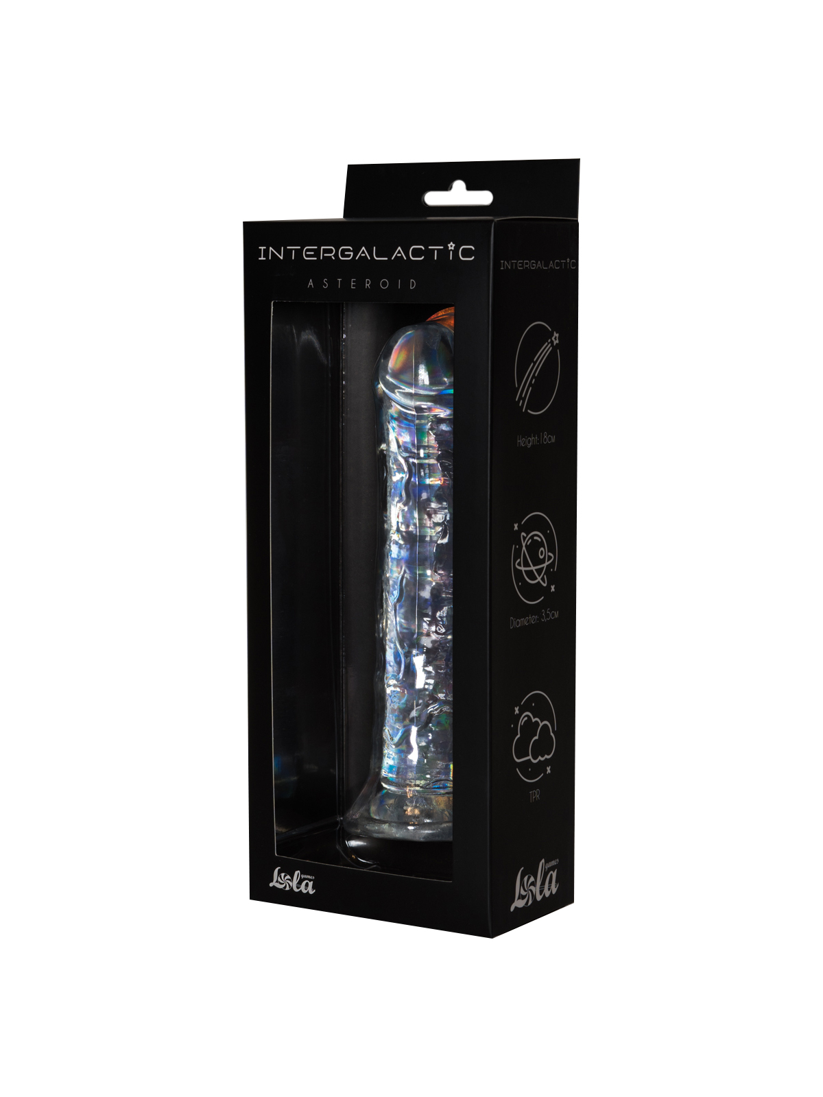 Прозрачный дилдо Intergalactic Asteroid 7080-01lola