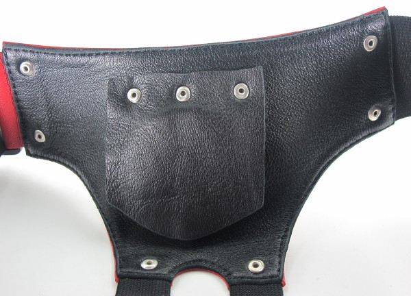 Трусики со штырьком для насадки красные 52017ars