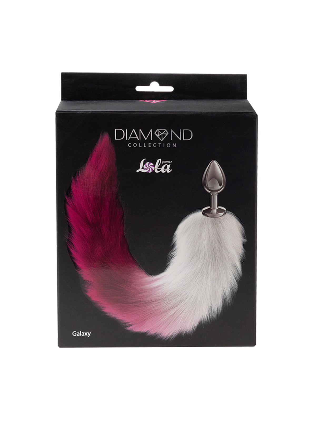 Анальная Пробка с Хвостом Diamond Galaxy Pink 4019-02lola