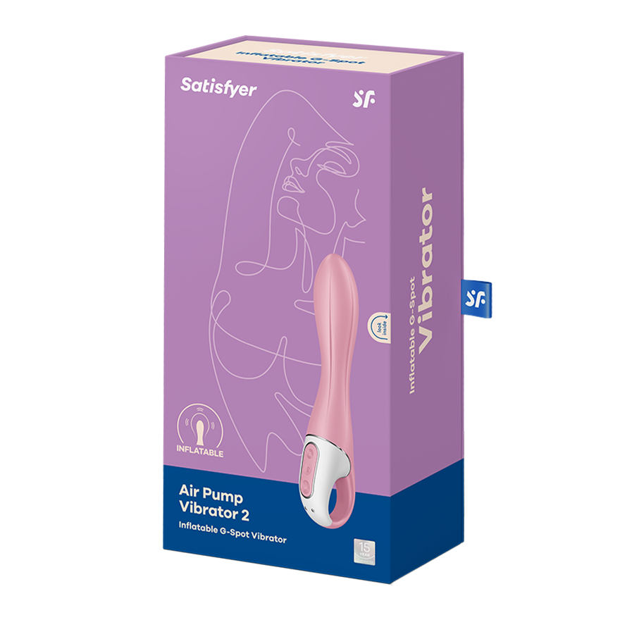 Вибратор с Функцией Расширения Air Pump Vibrator 2 light red 038605SA