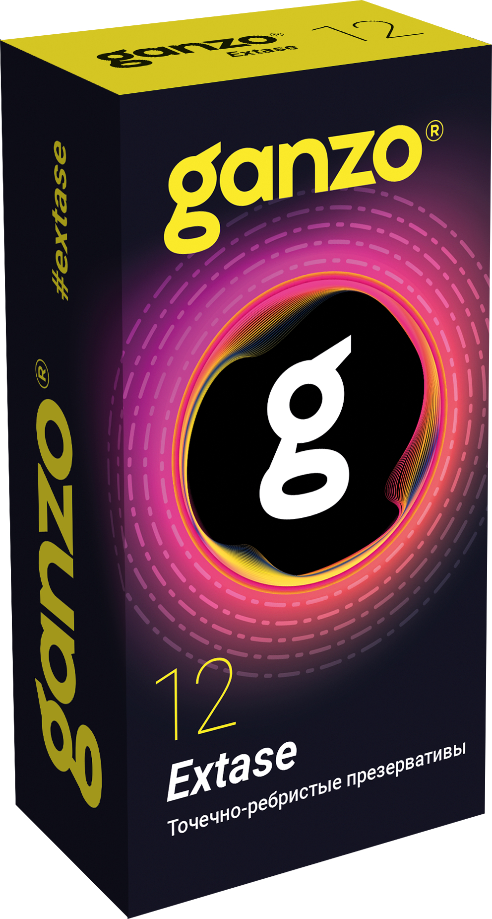 Презервативы GANZO Extase точечно-ребристые №12 1049GZ