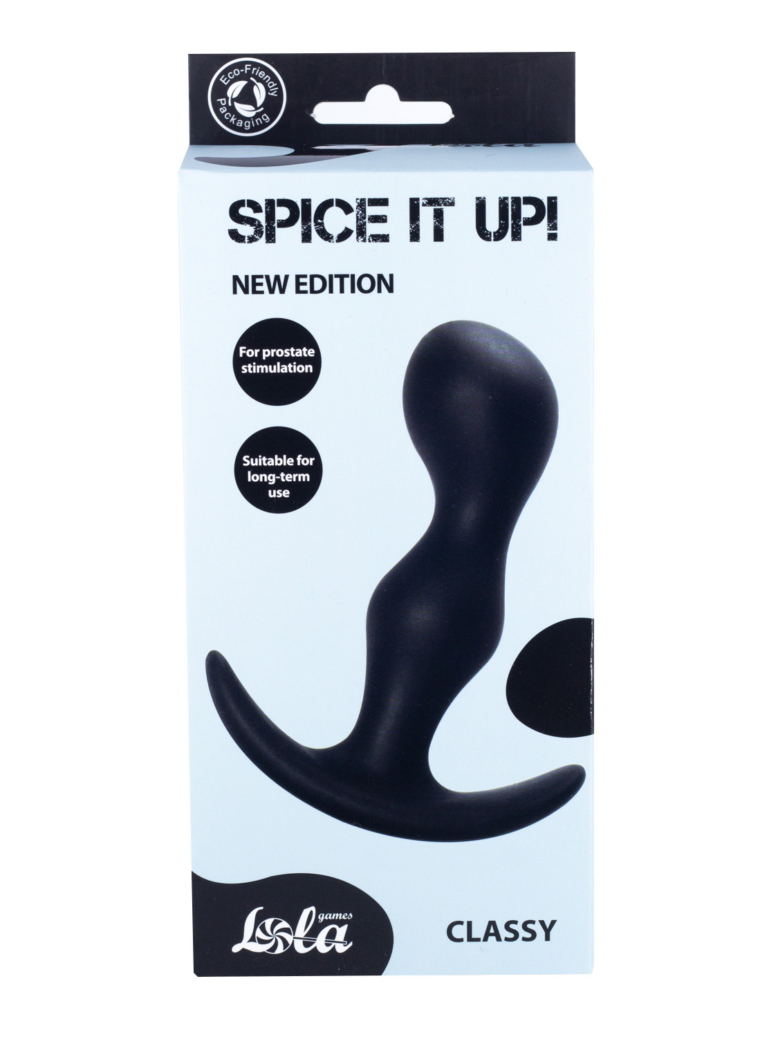 Анальная пробка Spice it up Classy Black 8013-01lola