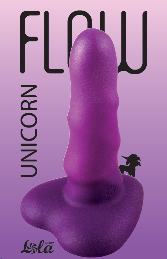 Нереалистичный дилдо Unicorn Mini Purple 2047-04lola