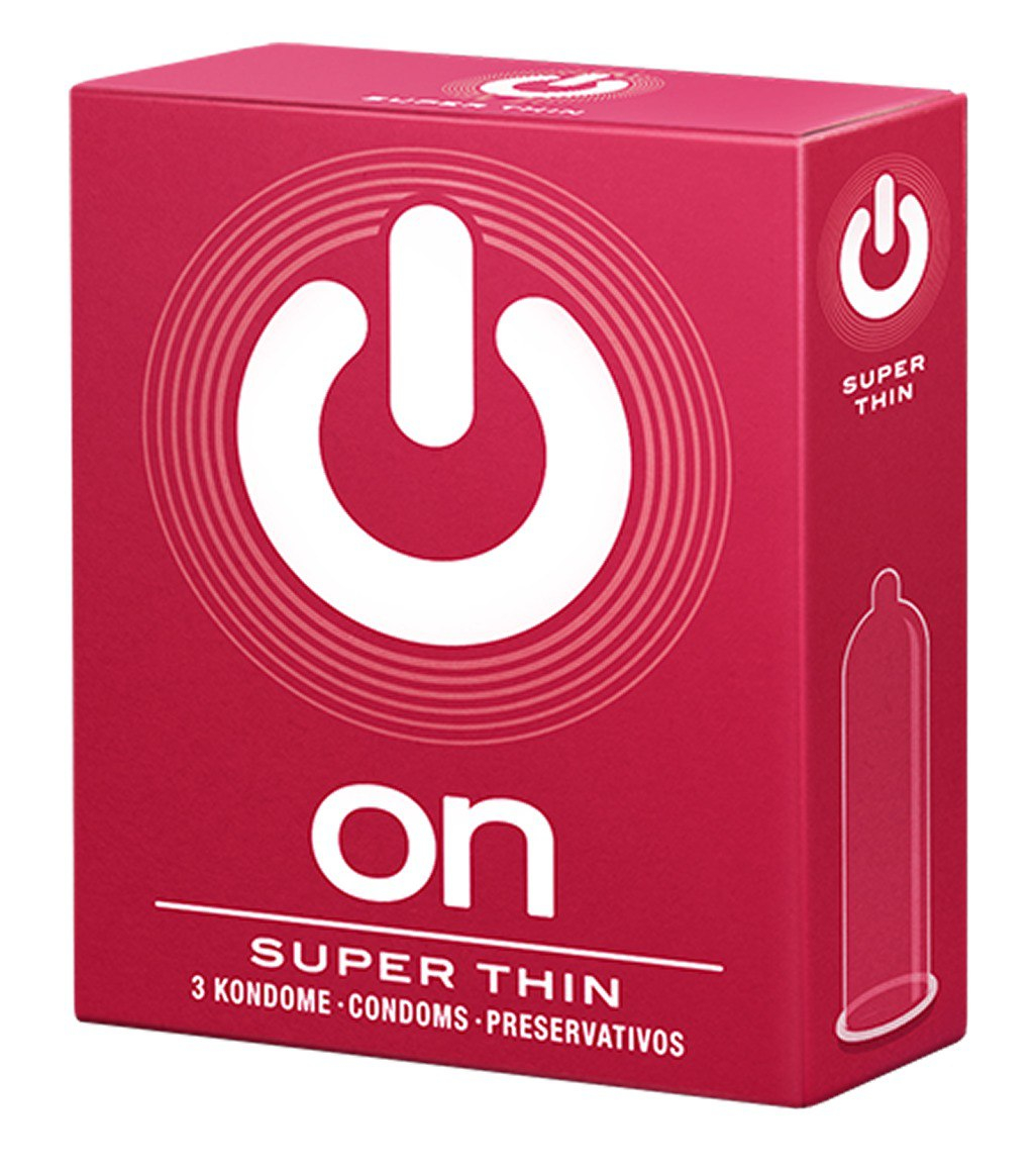 Презервативы ON Super Thin №3 - супер тонкие 54mm 9995on