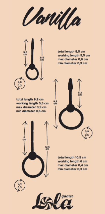 Набор уретральных массажеров Vanilla Spin 1174-01lola