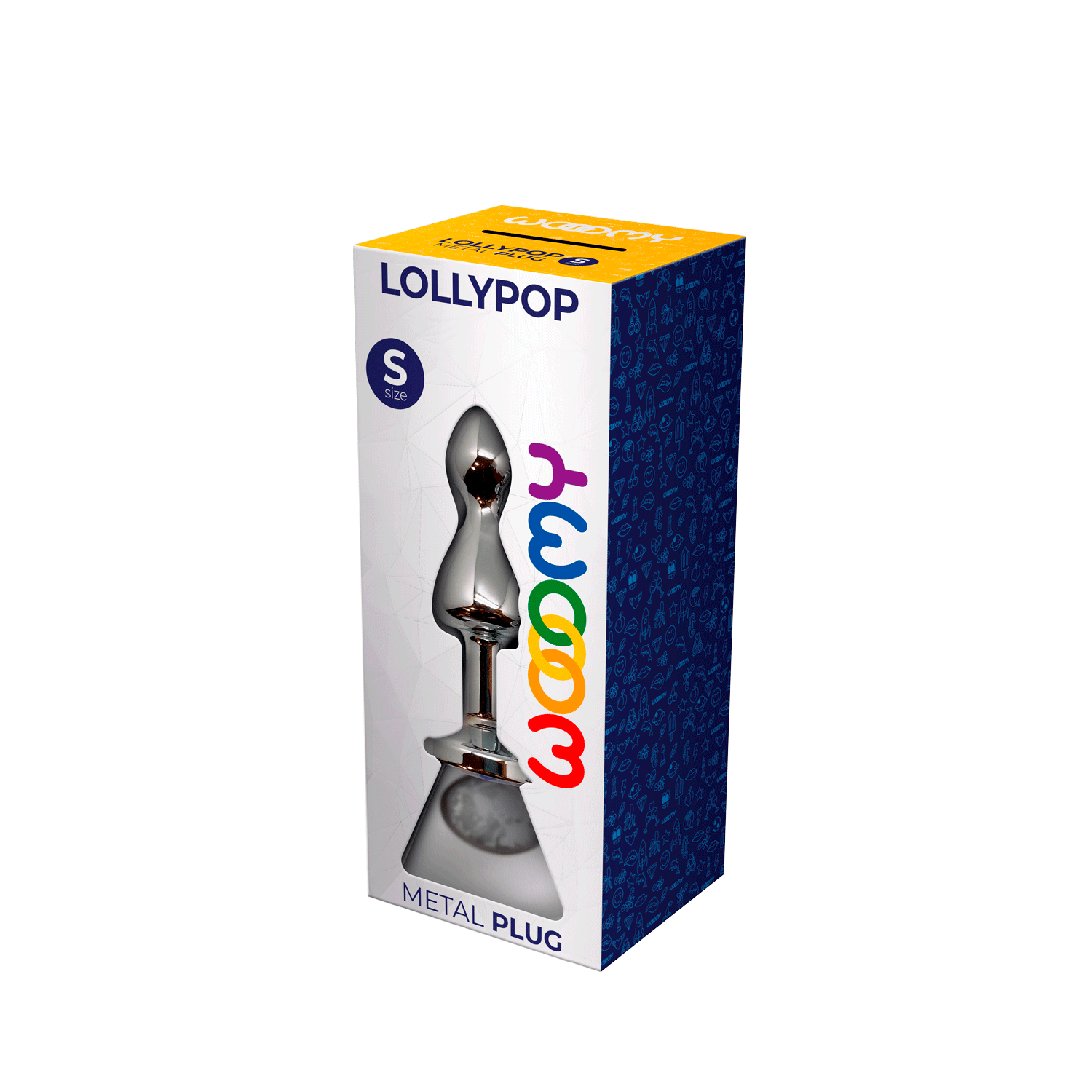 Анальная пробка Lollypop Double Ball White S 21070AL