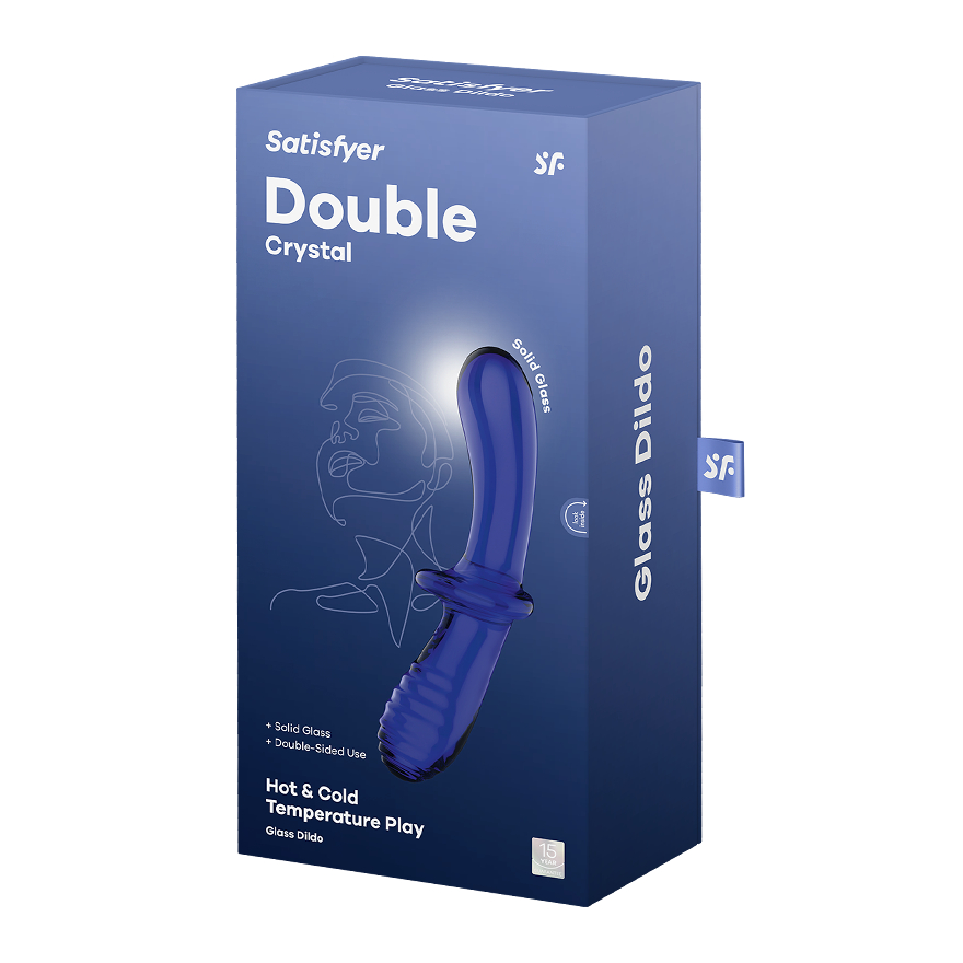 Фаллоимитатор Satisfyer Double Crystal blue 045931SA