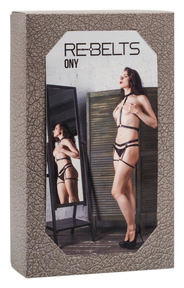 Портупея-чокер Ony Black 7703rebelts