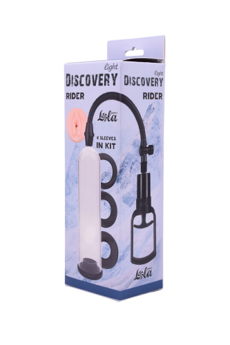 Вакуумная помпа со сменными насадками Discovery Light Rider 6913-01lola