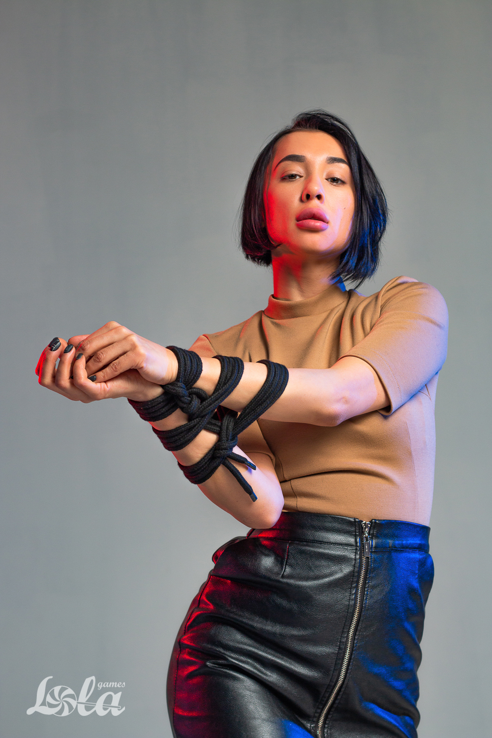 Веревка Party Hard Do Not Disturb Black 5м 1157-01lola