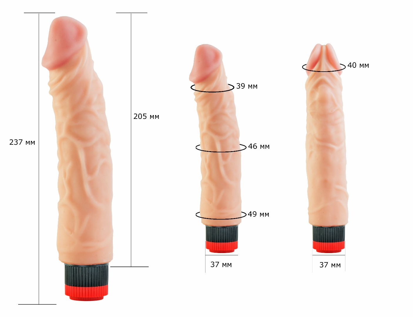 Вибратор HUMAN FORM 600507ru