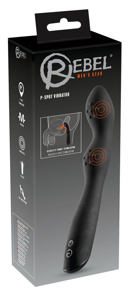 Стимулятор простаты с вибрацией P-Spot Vibrator 597384ON