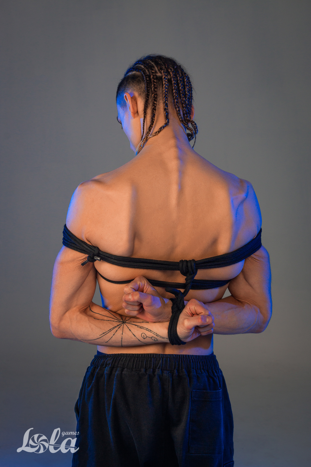 Веревка Party Hard Do Not Disturb Black 5м 1157-01lola