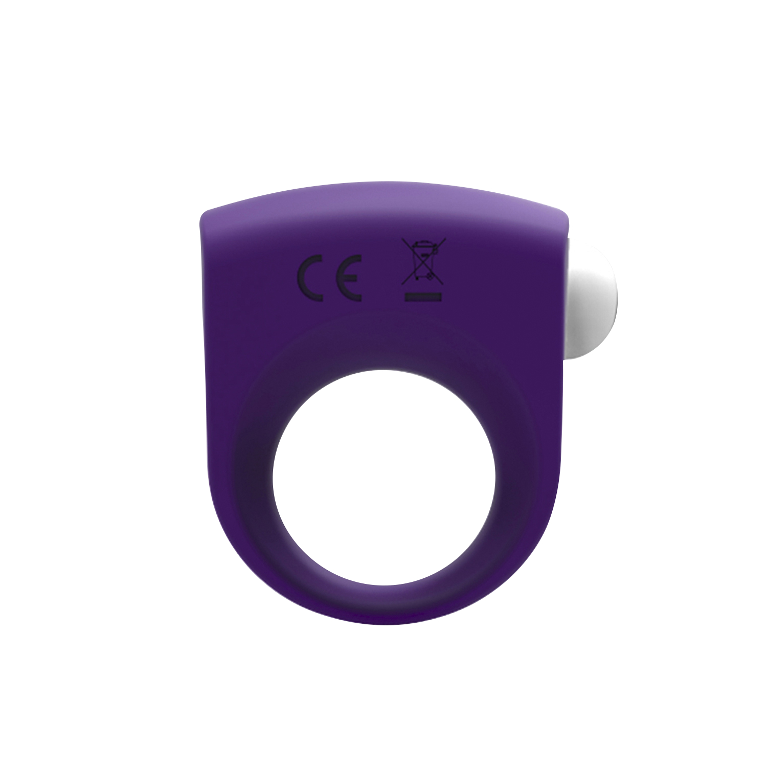 Эрекционное кольцо Puggle Vibrating Ring with Bullet Purple 33673AL