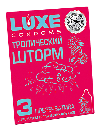 Презервативы Luxe Тропический шторм