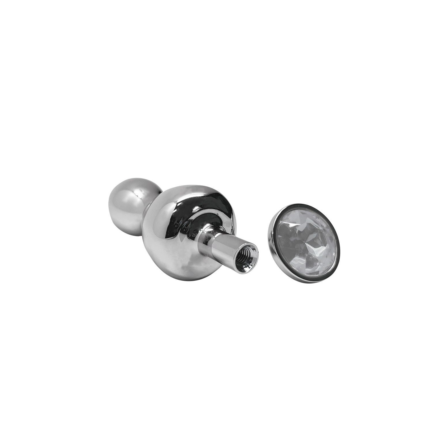 Анальная пробка Lollypop Double Ball White S 21070AL