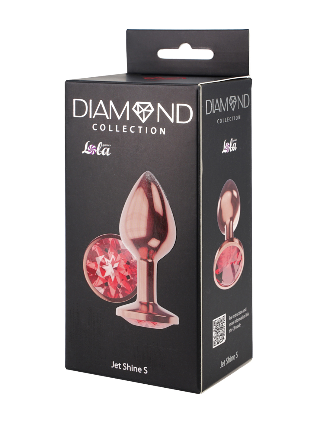 Анальная Пробка Diamond Ruby Shine S Розовое Золото 4024-01lola