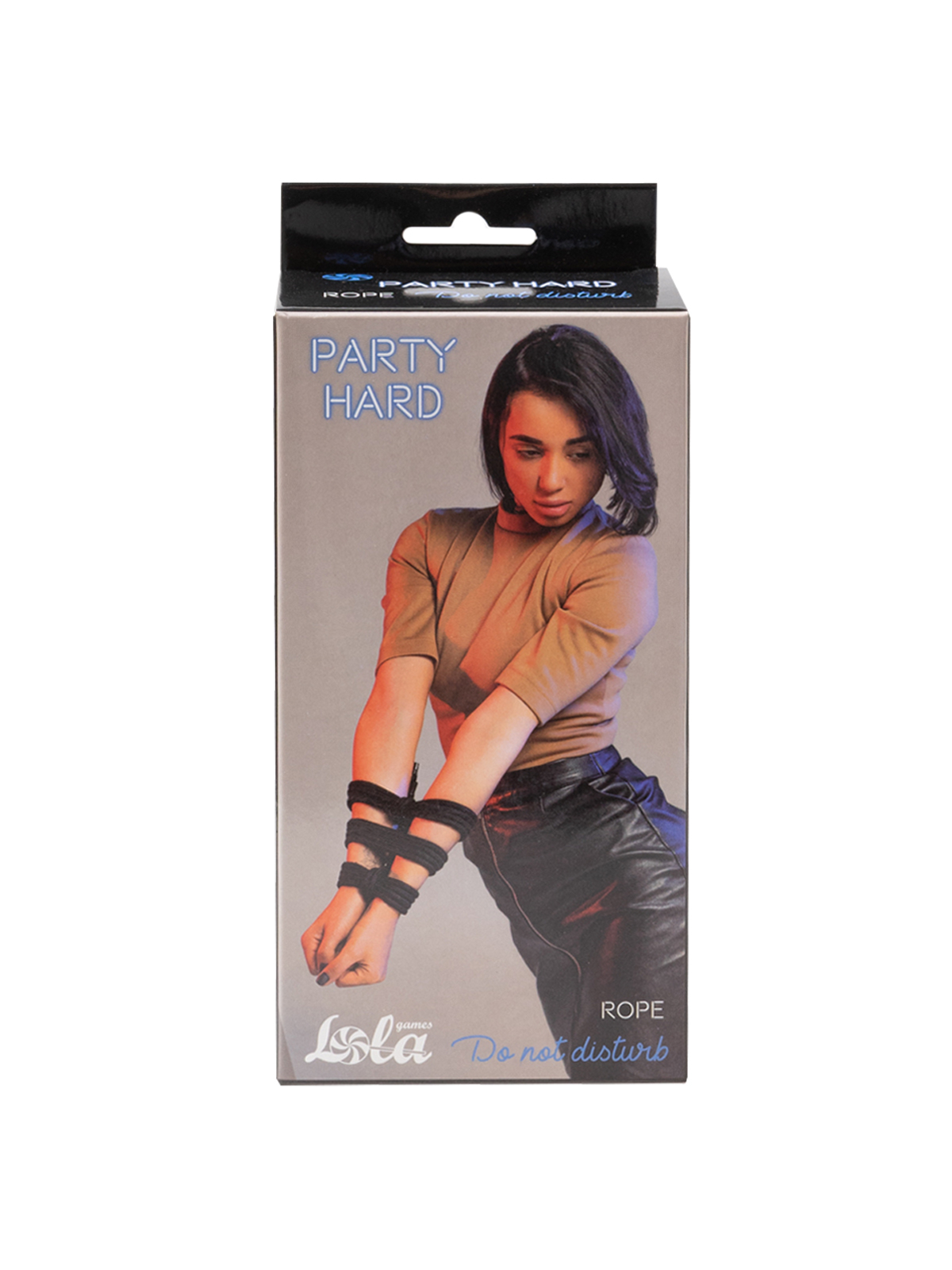 Веревка Party Hard Do Not Disturb Black 5м 1157-01lola