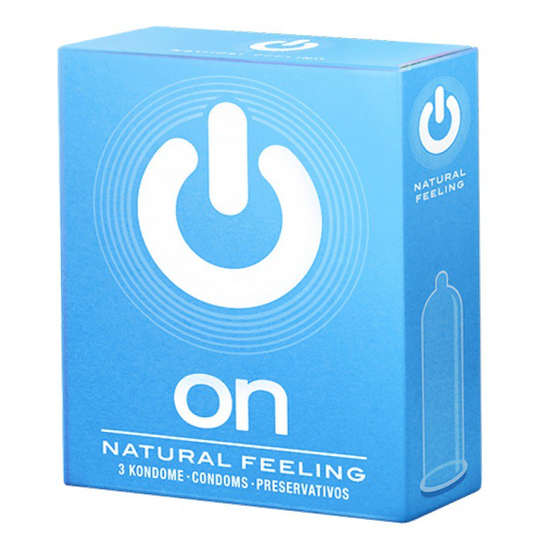 Презервативы ON Natural feeling №3 - классические 54mm 9919on