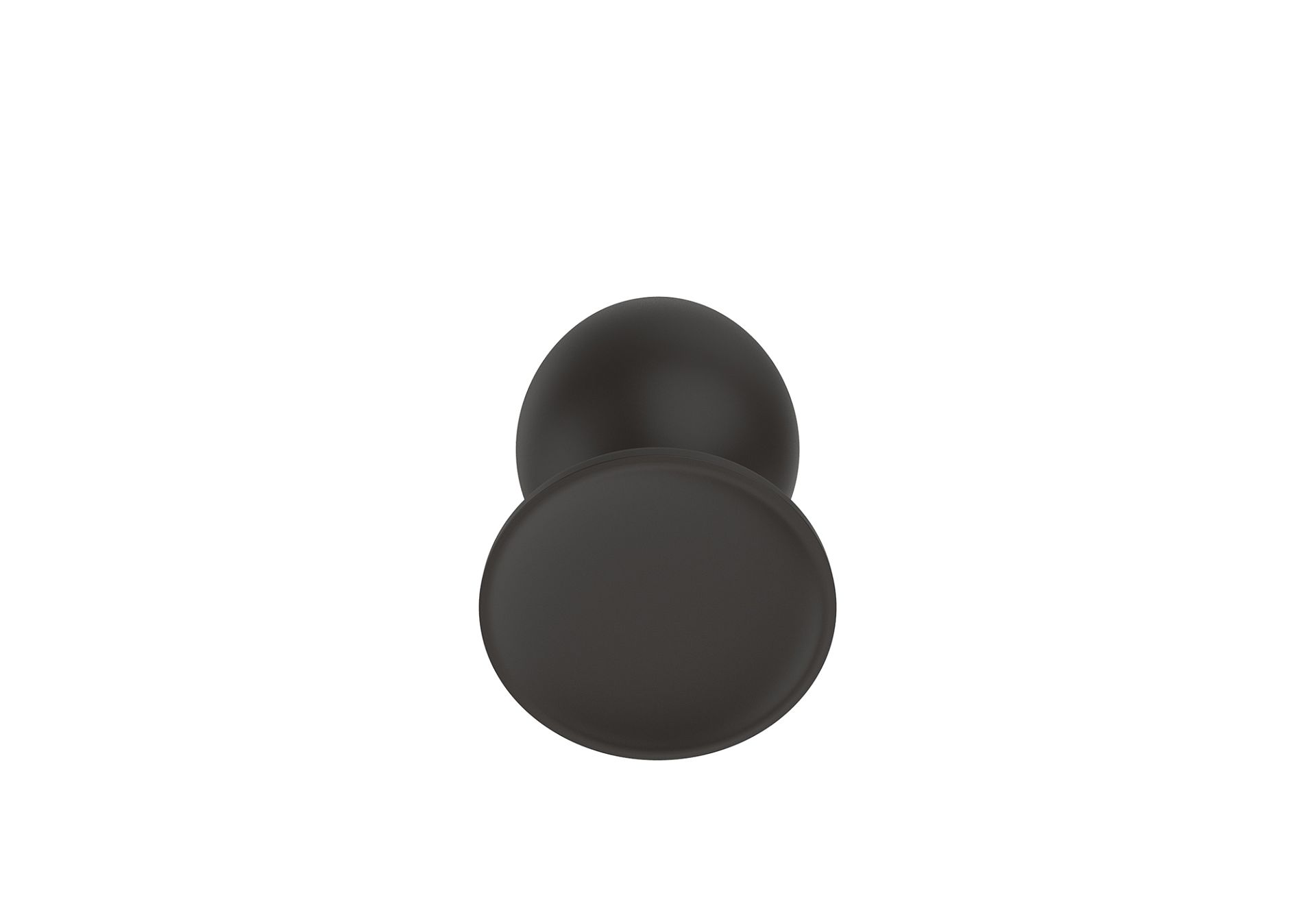 Силиконовая анальная пробка черная S (5.8*2.8cm) 3303-01