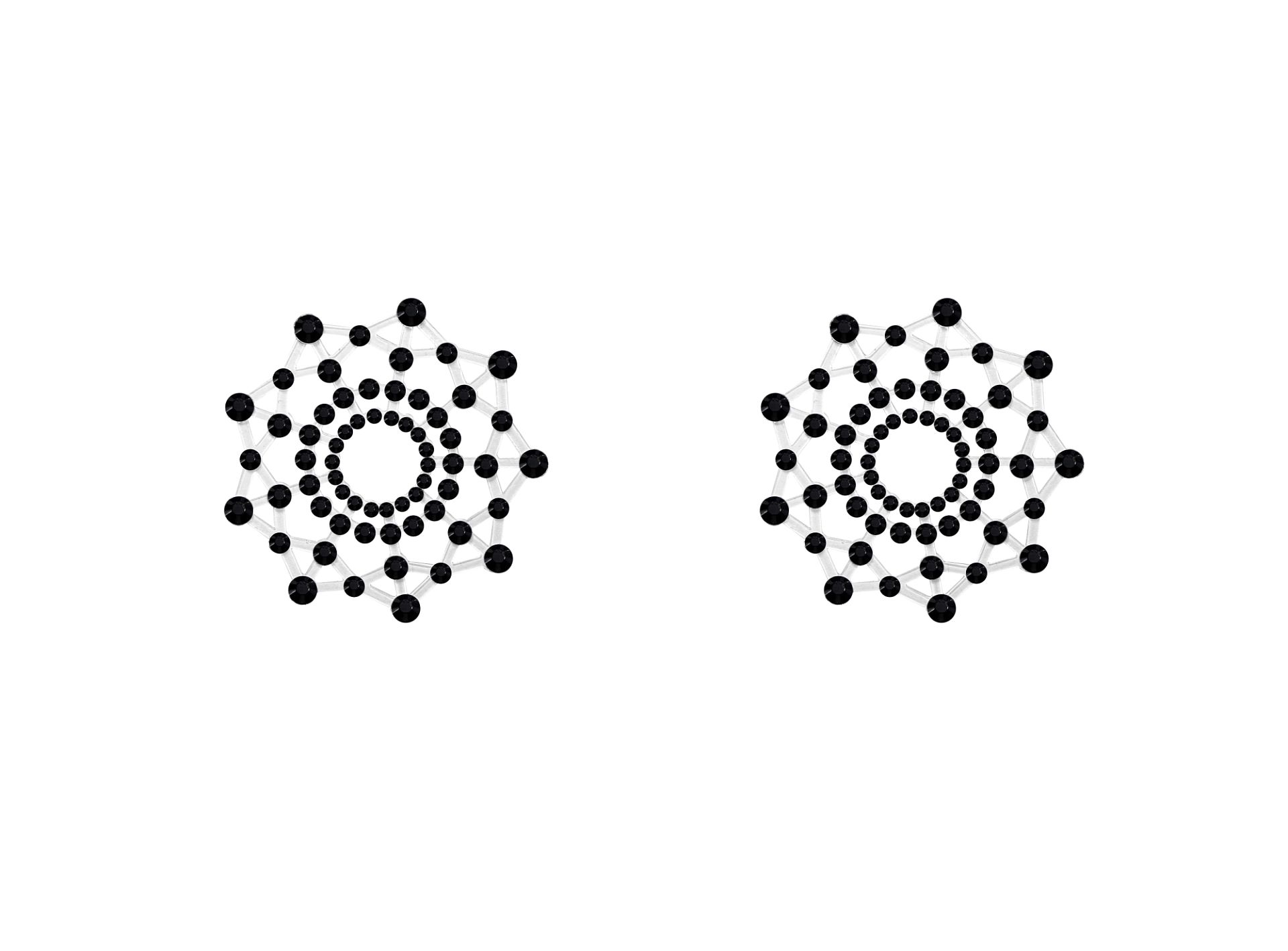 Наклейки на Грудь Burlesque Rowland Black 3639-02lola