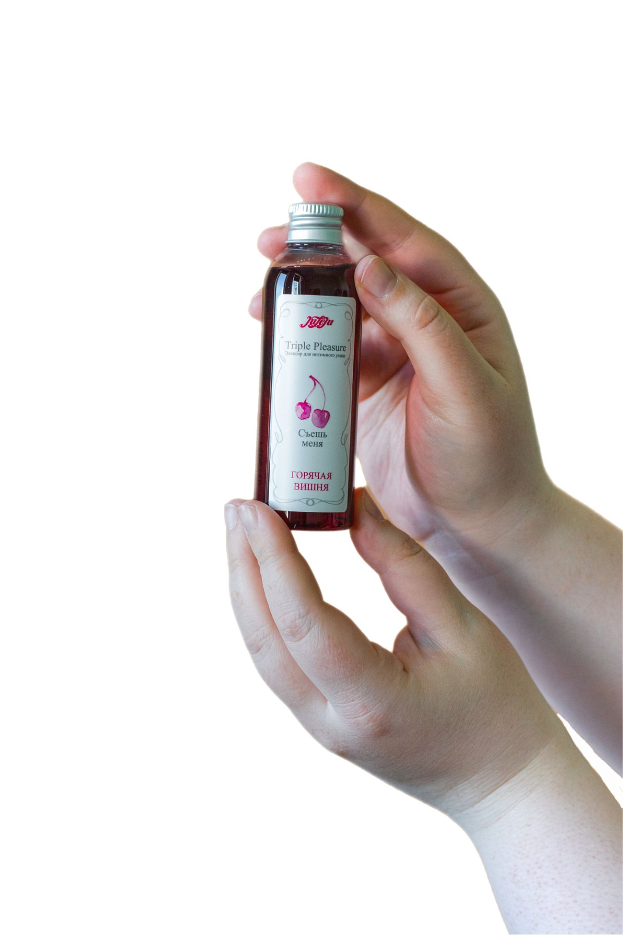 Эликсир для интимного ухода "Triple Pleasure" Горячая вишня 130 гр 10296JULEJU