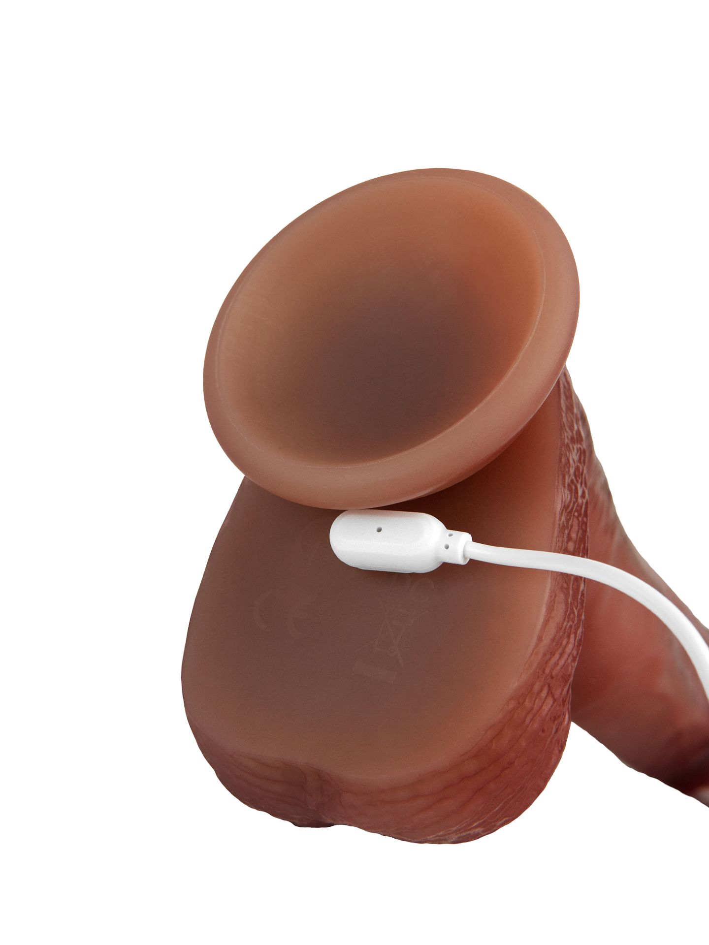 Дилдо с эффектами вибрации, вращения и пенетрации с нагревом 3479-01