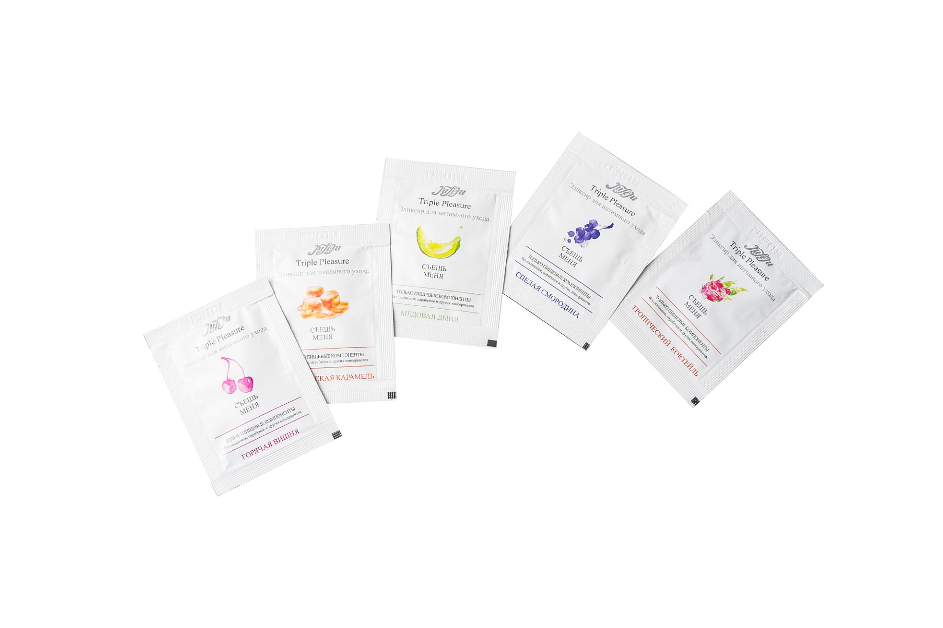 Эликсир для Интимного Ухода "Triple Pleasure"Тропический Коктейль Саше 3мл. 23398JULEJU