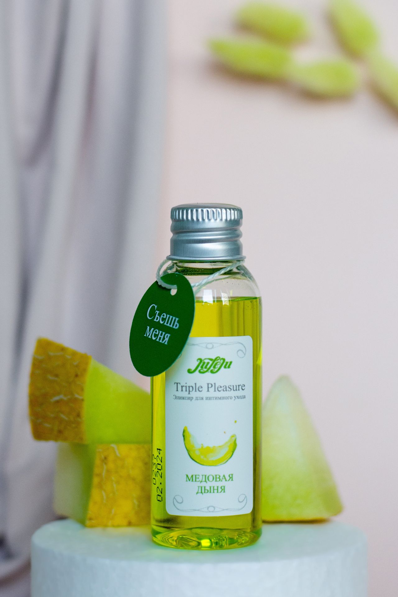 Эликсир для интимного ухода "Triple Pleasure" Медовая дыня 65  гр 10227JULEJU