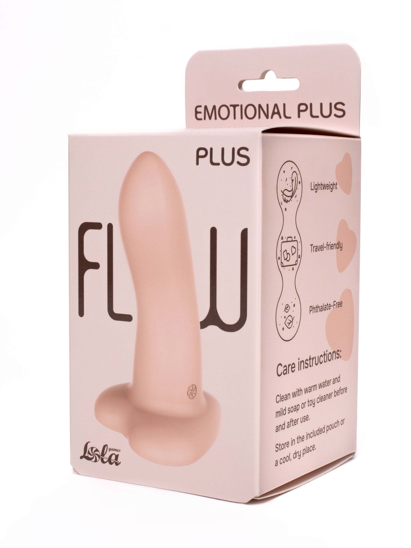 Нереалистичный дилдо Emotional Plus Flesh 2044-03lola