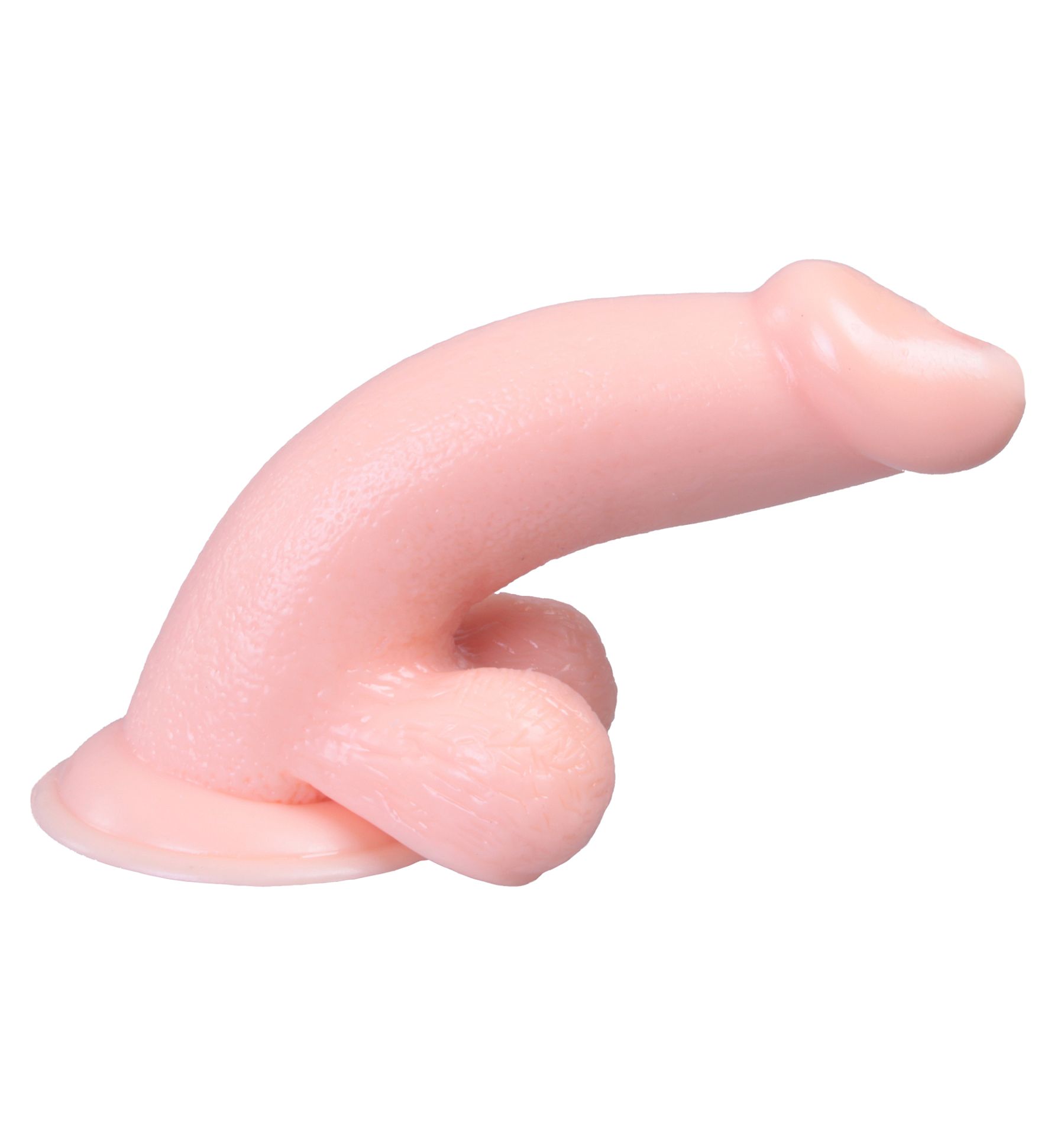 Вибратор телесный 6" Vibrating Dong with Balls 84012fleshHW