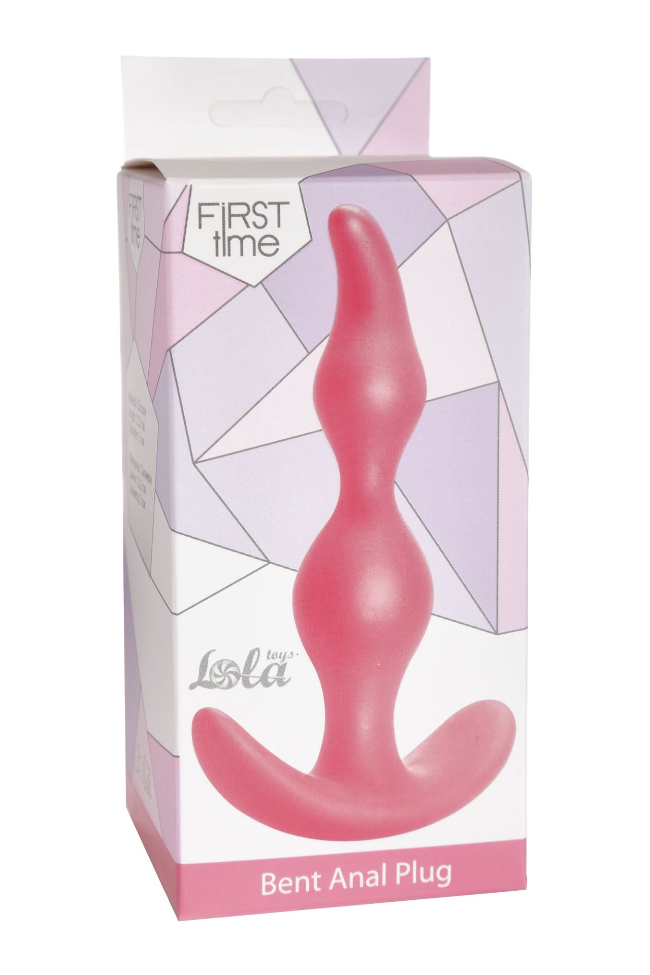 Анальная пробка Bent Anal Plug Pink 5002-01lola
