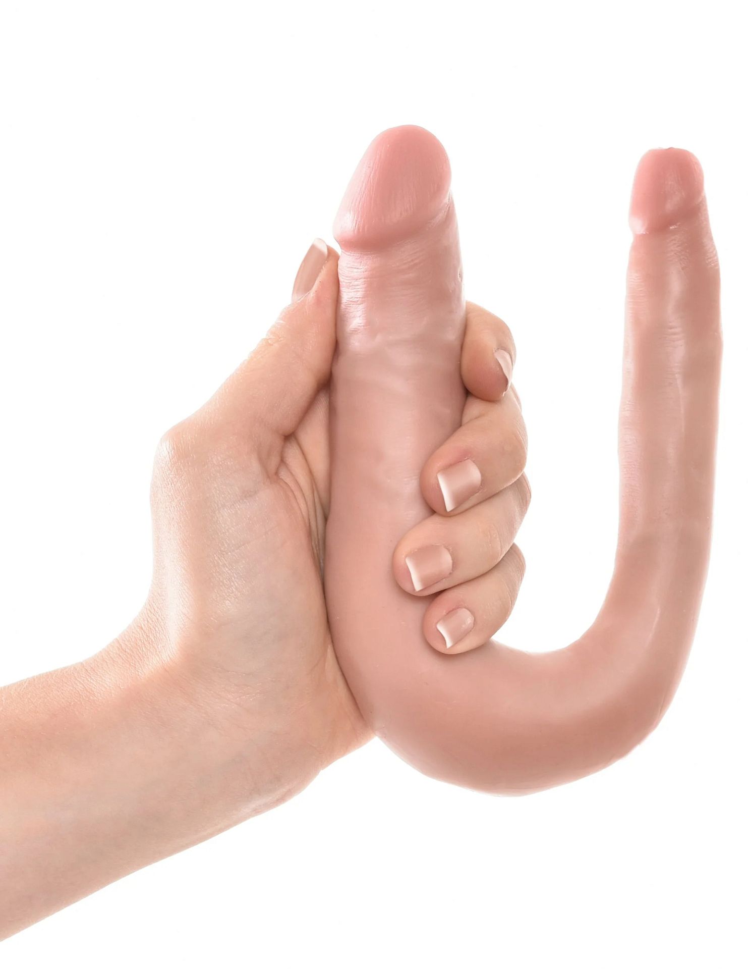 Фаллоимитатор King Cock Small Double Trouble - Flesh Pipedream 551321PD