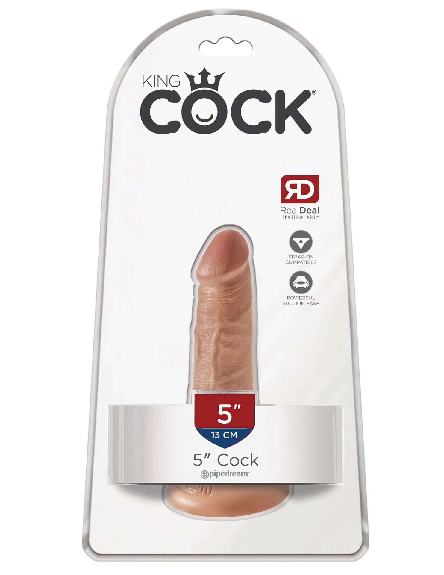 Фаллоимитатор King Cock 5" Cock - Tan Pipedream 553022PD