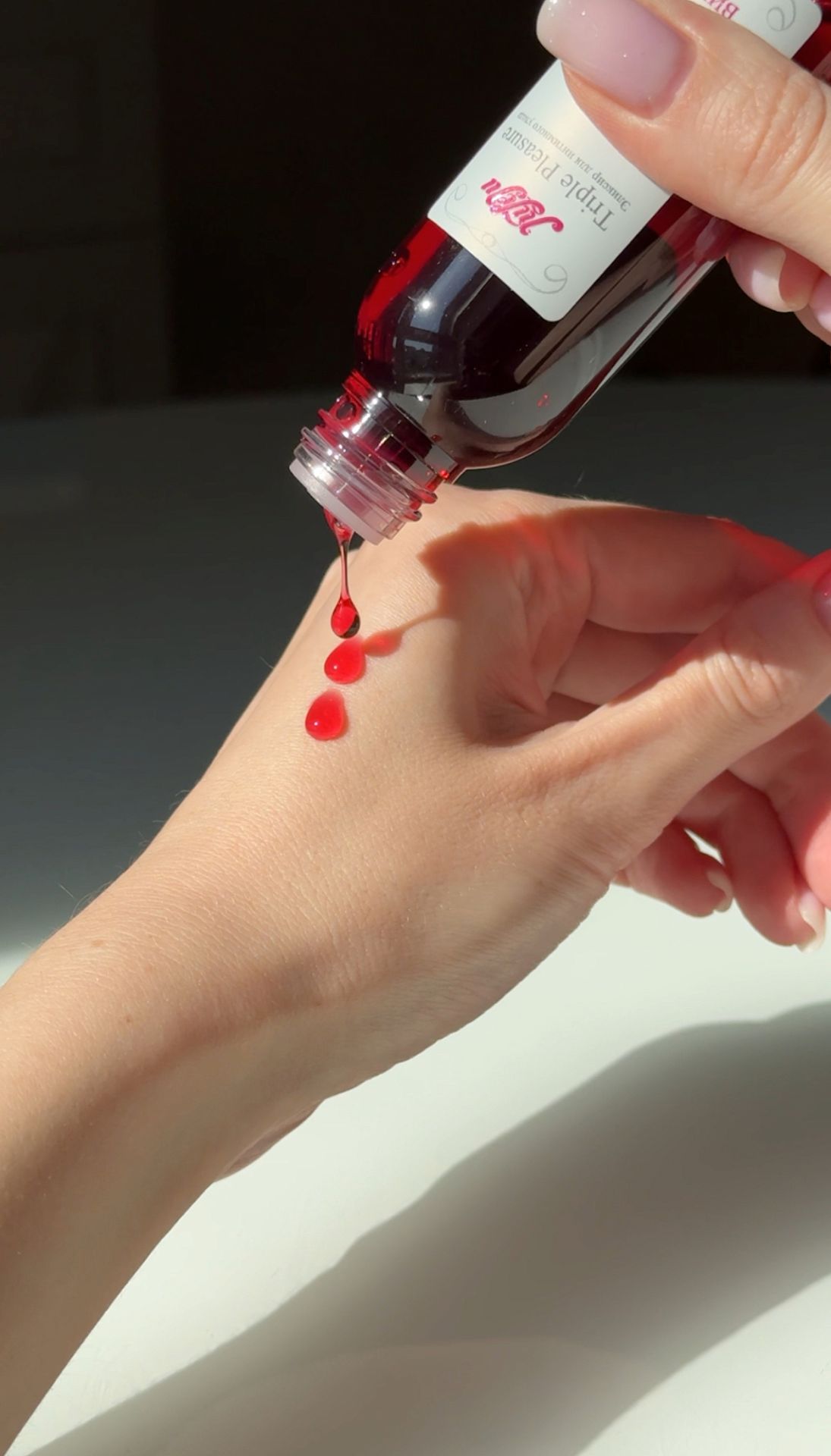 Эликсир для интимного ухода "Triple Pleasure" Горячая вишня 65 гр 10241JULEJU