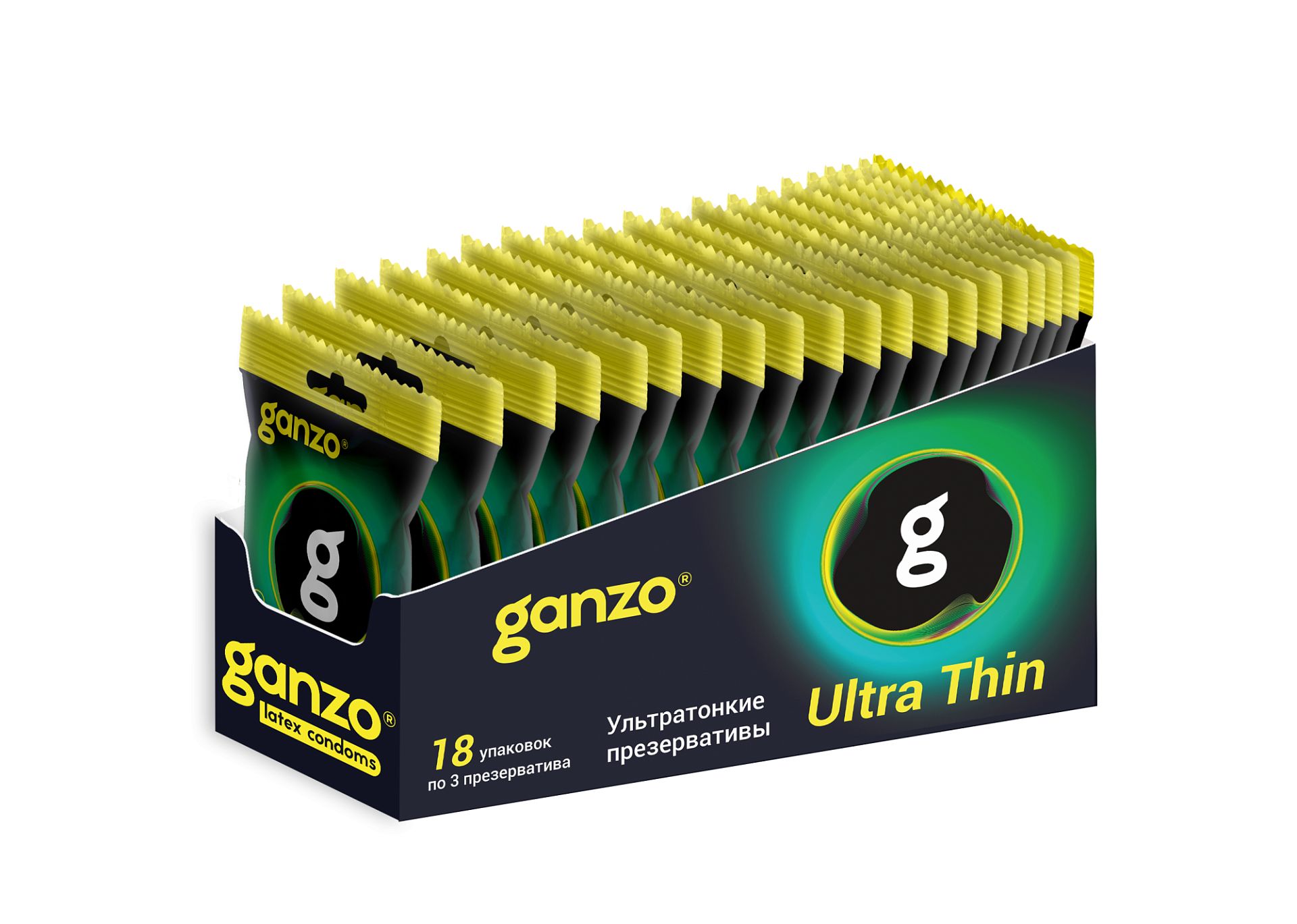 Презервативы Ультратонкие Ganzo Ultra Thin 3шт 53198GZ
