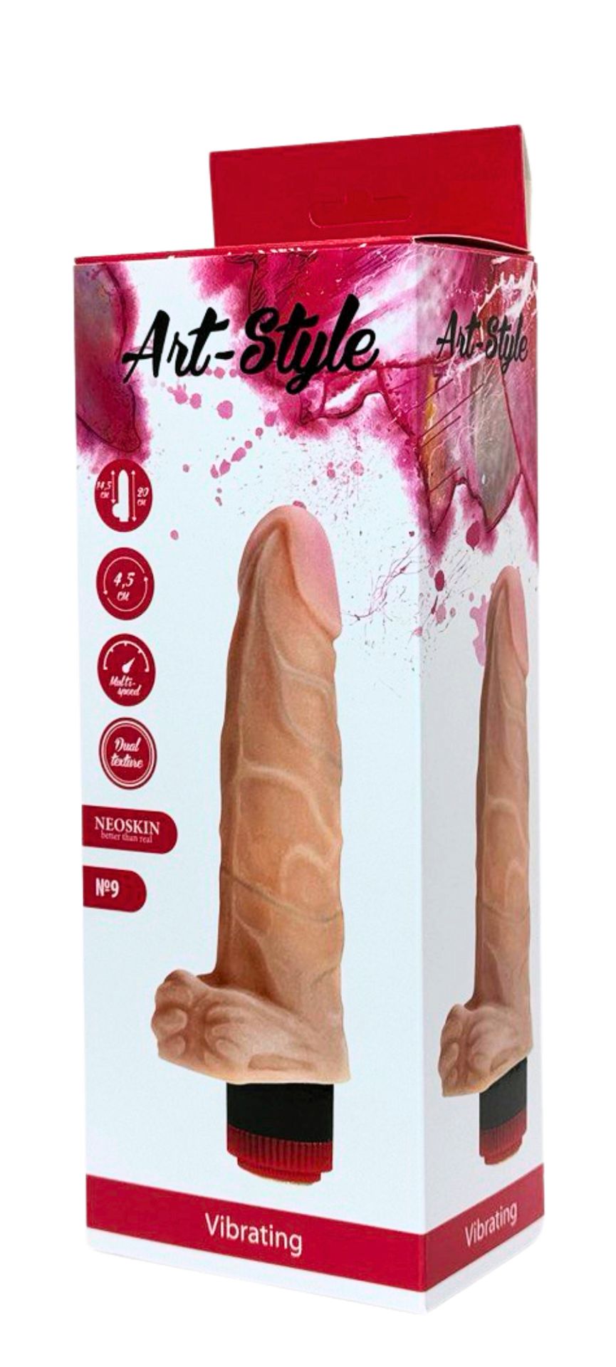 Вибратор ART-Style №9 001407ru